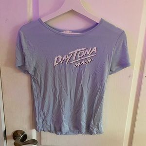 light blue daytona beach tank top